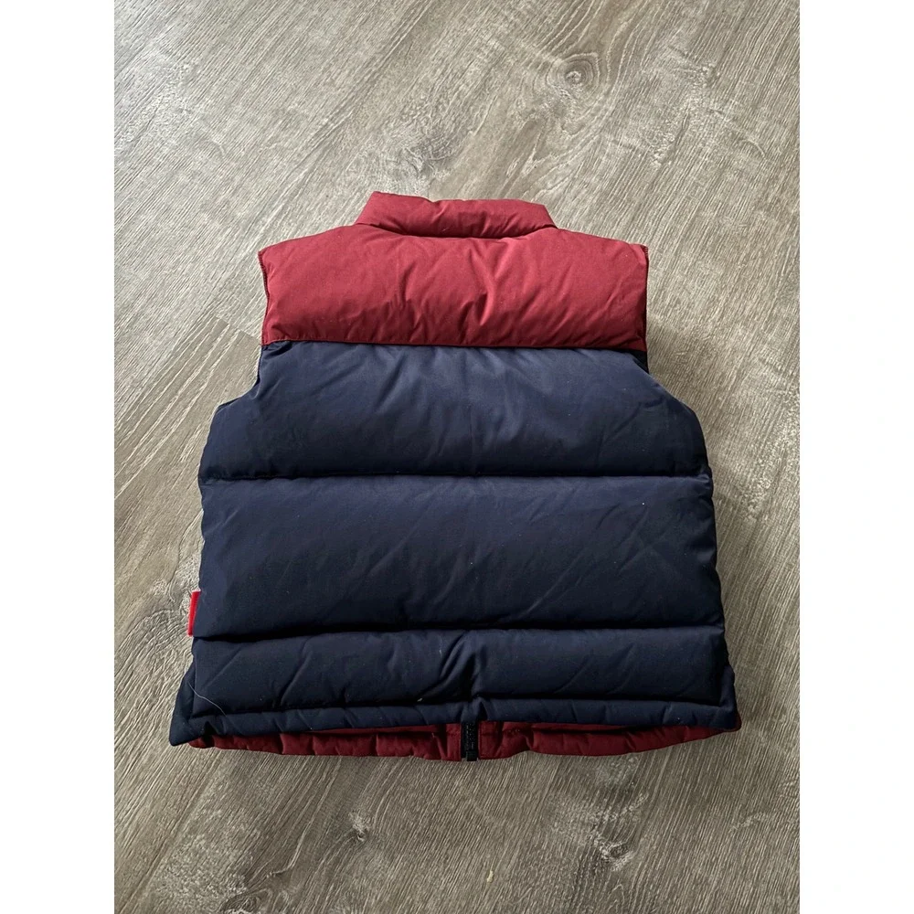 OneKid Puffer Vest Navy Red Sz 6 Kids Zip Front Outdoor Warm‎ Car Seat Coat